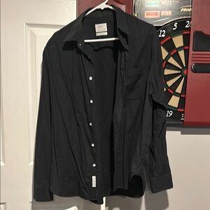rag & bone Black Dress Shirt